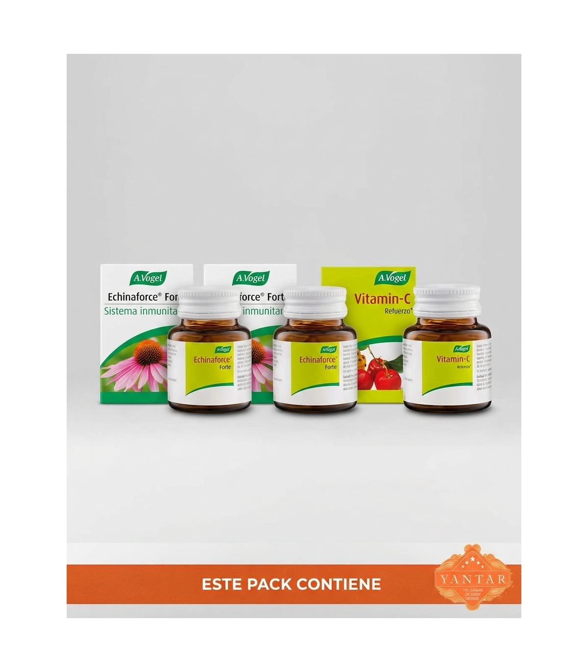 Pack '2 Echinaforce forte' + 'Vitamina C' DE REGALO